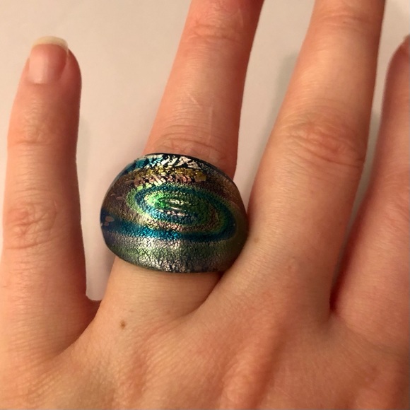 Glass Bangle and Ring Set - Picture 6 of 8